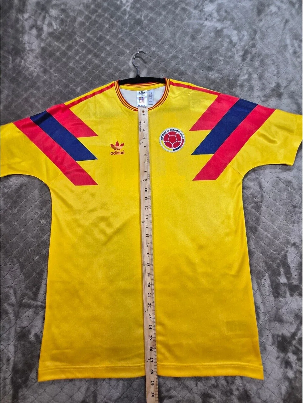 Adidas Seleccion Colombia 1990 Home Jersey Gold Sz L Men 2018 Release Version